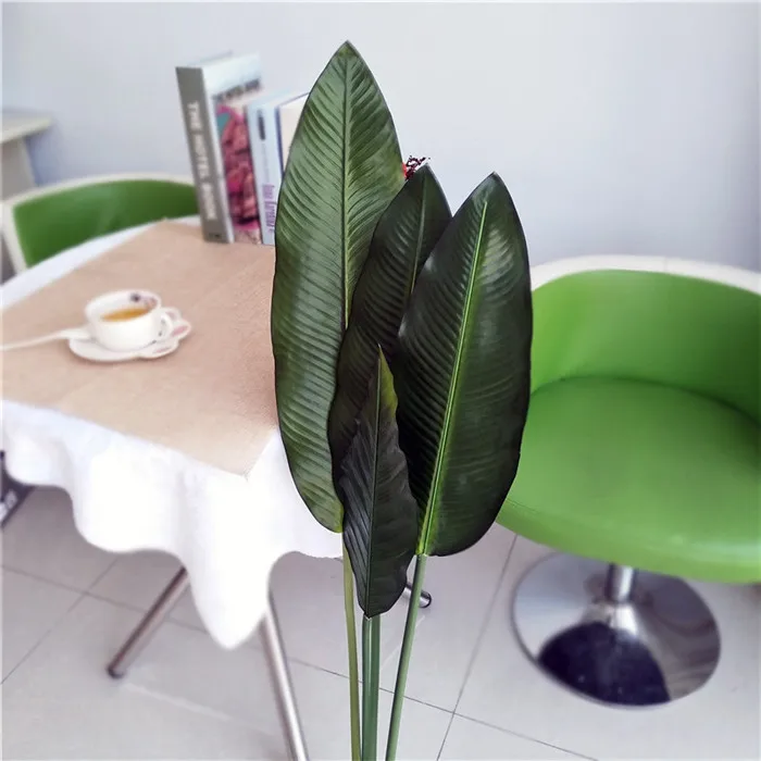 F3069 Wholesale Green Banana Leaf Artificial Banana Leaves Buy