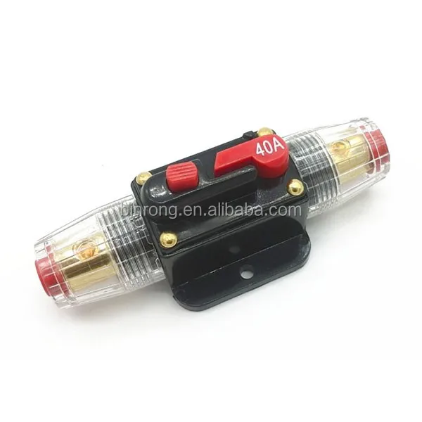 Cb-05 20a/30a/40a/50a/60a/70a/80a/100a/150a 12v/24v In-line Car Audio ...