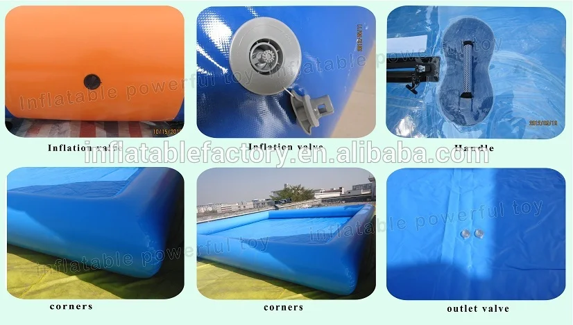 Customized Printing Inflatable Water Swimming Pool For Kids And Adult Playing