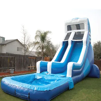 Giant Commercial Adult Inflatable Castle Water Park Jumping Slide ...