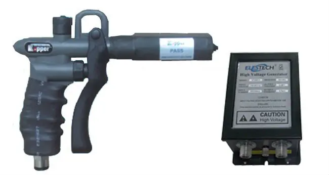 Safety Ionizing Air Gun Plastic or Metal Body Anti-static Blow off Gun