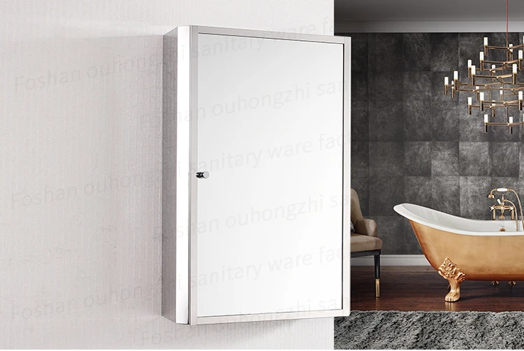 Modern Metal Bathroom Vanity / Mirror Buy Bathroom