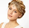 Women Fashion Vintage Gothic Luxury Rhinestone Head Chain Jewelry Headband Head Piece Hair band