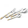 gold plated stainless steel cutlery