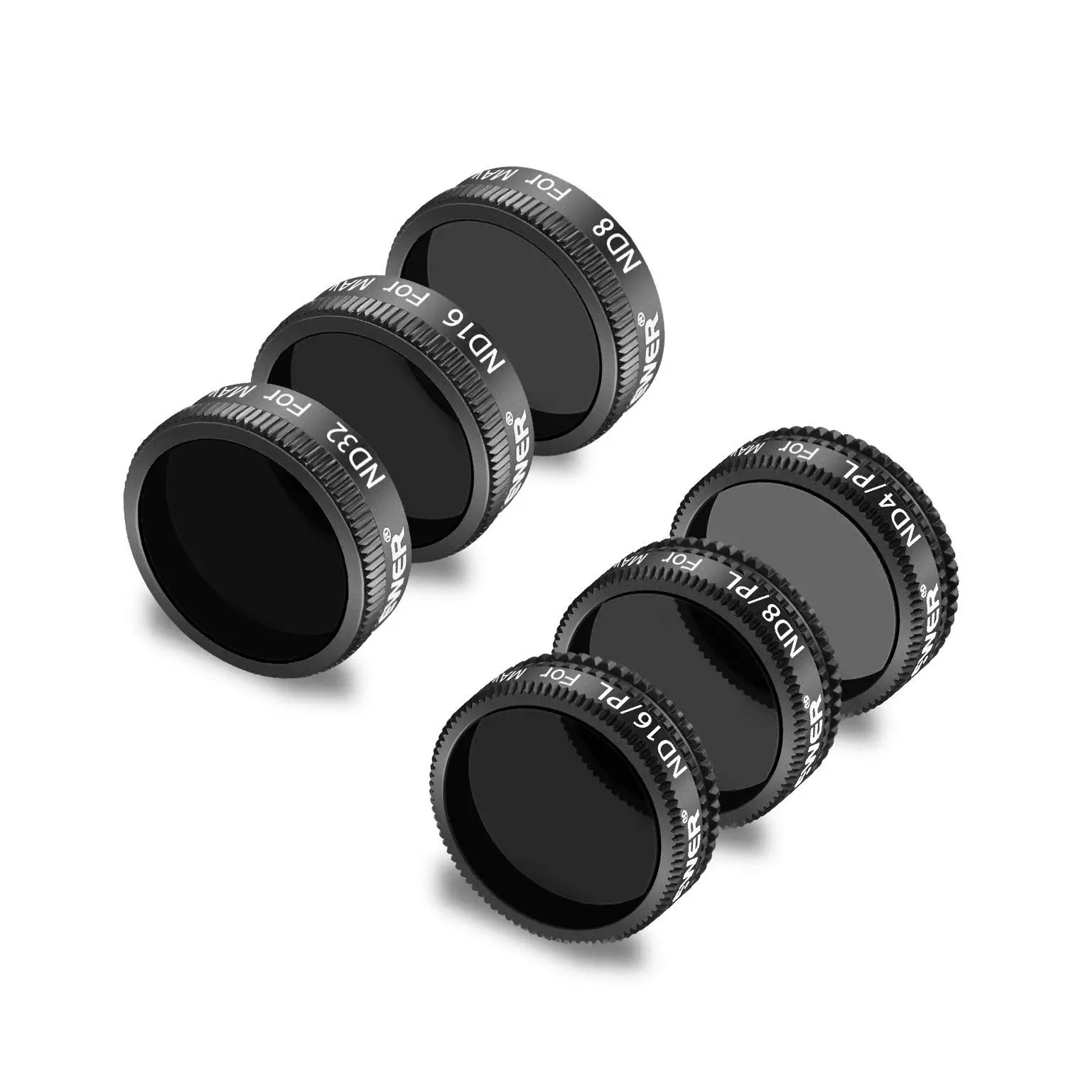 PeleusTech 3Pcs Graduated ND Filters Set for DJI Mavic 2 Zoom ND8-GR ND16-4 ND32-8