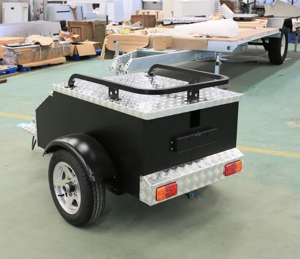 Small Tow Motorcycle Pull Behind Trailer/factory Manufacturer - Buy
