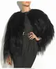 YR082 Women Genuine Goat Fur Jacket/ bespoke order welcome Long Fur Jackets