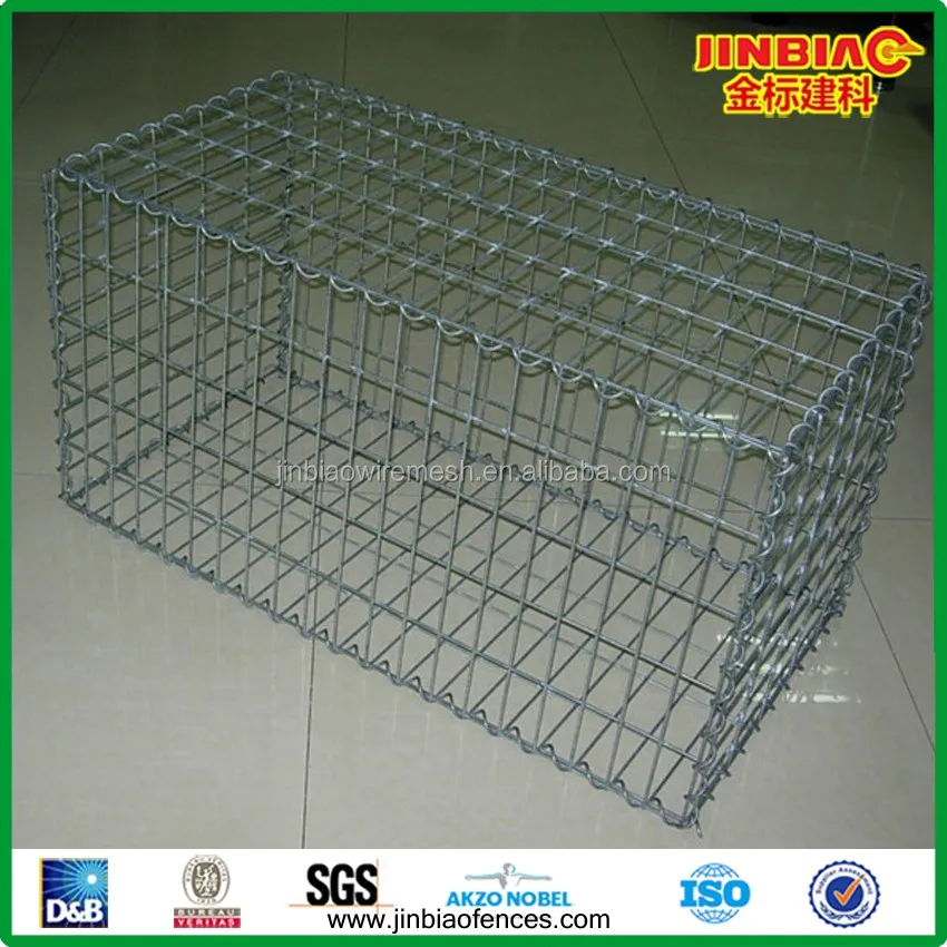 60x80mm Gabion Korbe Baustahlmatten Stein Wand Gabion Kasten