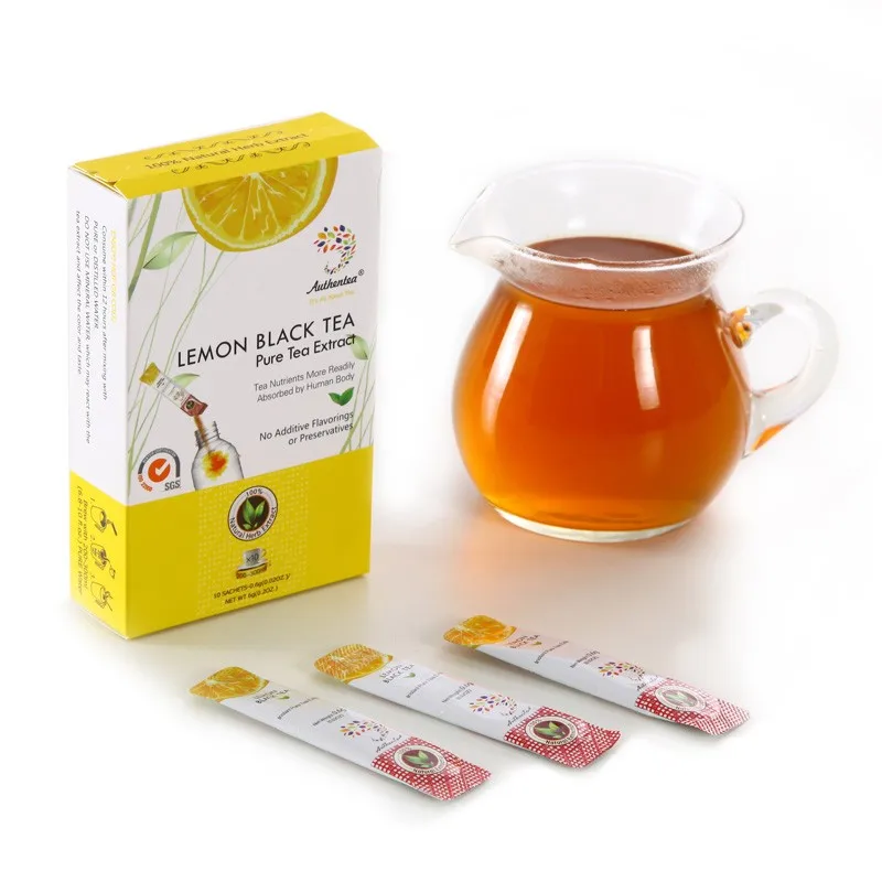 Natural Lemon Extract Blends Black Tea Instant Tea Extract Powder Buy
