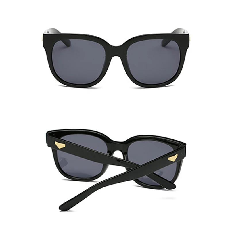 Retro Heart Temple Round Frame TAC Polarized Custom Women Sunglasses