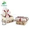 2017 hot sell fashion 3 ply 8x8 corrugated paper cute fancy small fold up paper wedding favors gift box