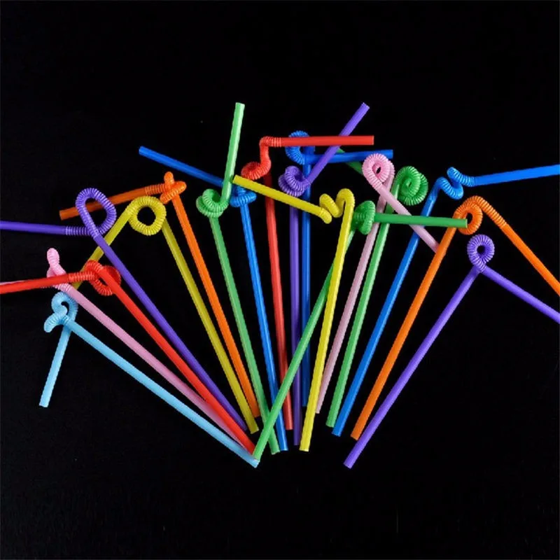 Disposable Flexible Drinking Plastic Straws,Long Flexible Drinking