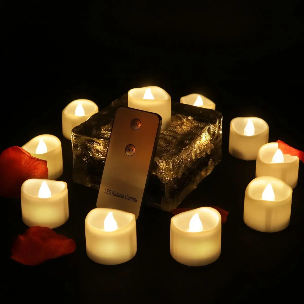 Buy Youngerbaby 24pcs Warm White Battery Operated LED Tea Lights with