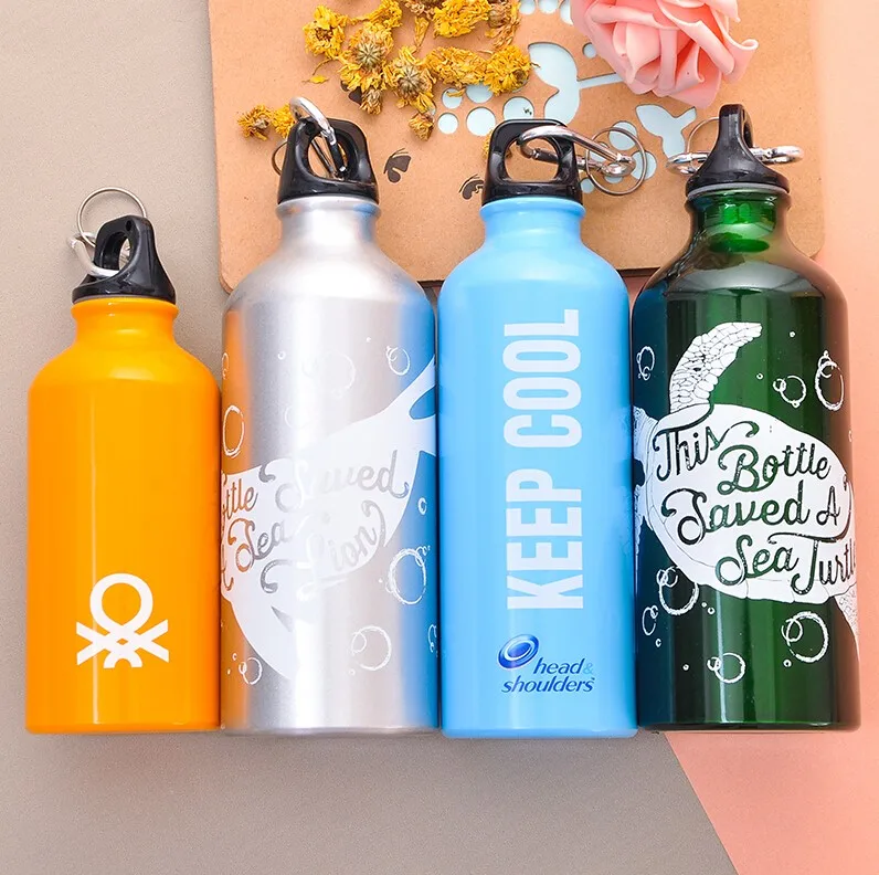 Advertising Drinking Aluminum Sports Water Bottle Aluminum Bottle With ...