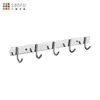 SS304 Stainless steel hooks coat hook Household multipurpose bathroom 5 hooks Towel hooks