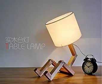 Deco 79 89563 Designer Teak Wood Metal Table Lamp 31 H 31 H Benzara