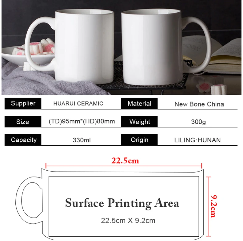 Wholesale 11oz White Coated Sublimation Mug Thermo Mug For Sublimation ...