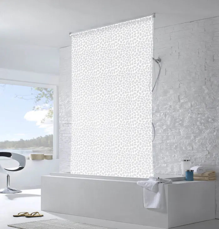 Peva Waterproof Durable Fabric Roller Shower Blinds For Bathroom Buy