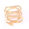 High Quality Stainless Steel Gold Plating Women Gender Stack Rings Gold Cheap