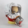 Full face fire escape smoking prevent safety chemical gas hood mask for sale