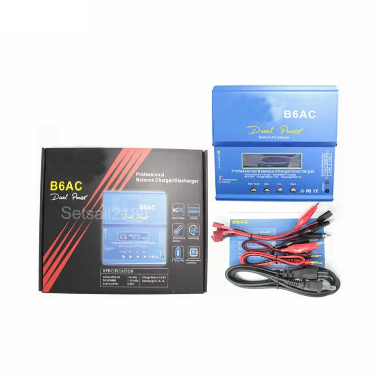 Imax B6ac V2 Digital 80w Rc Lipo Nimh Nicd Lithium Battery Balance