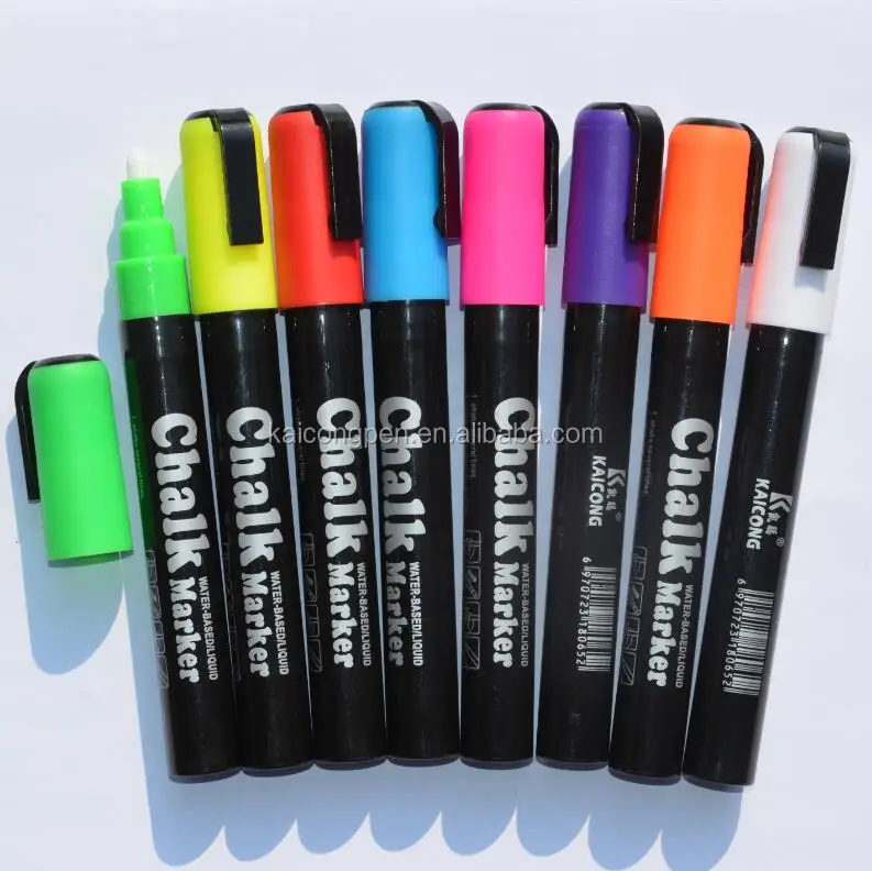 Fluorescent Liquid Chalk Markers (8 Pcs) Chalkboard Marker Blackboard ...