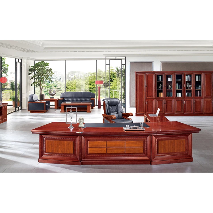 High End Furniture Classical Office Table Design With Discount Price