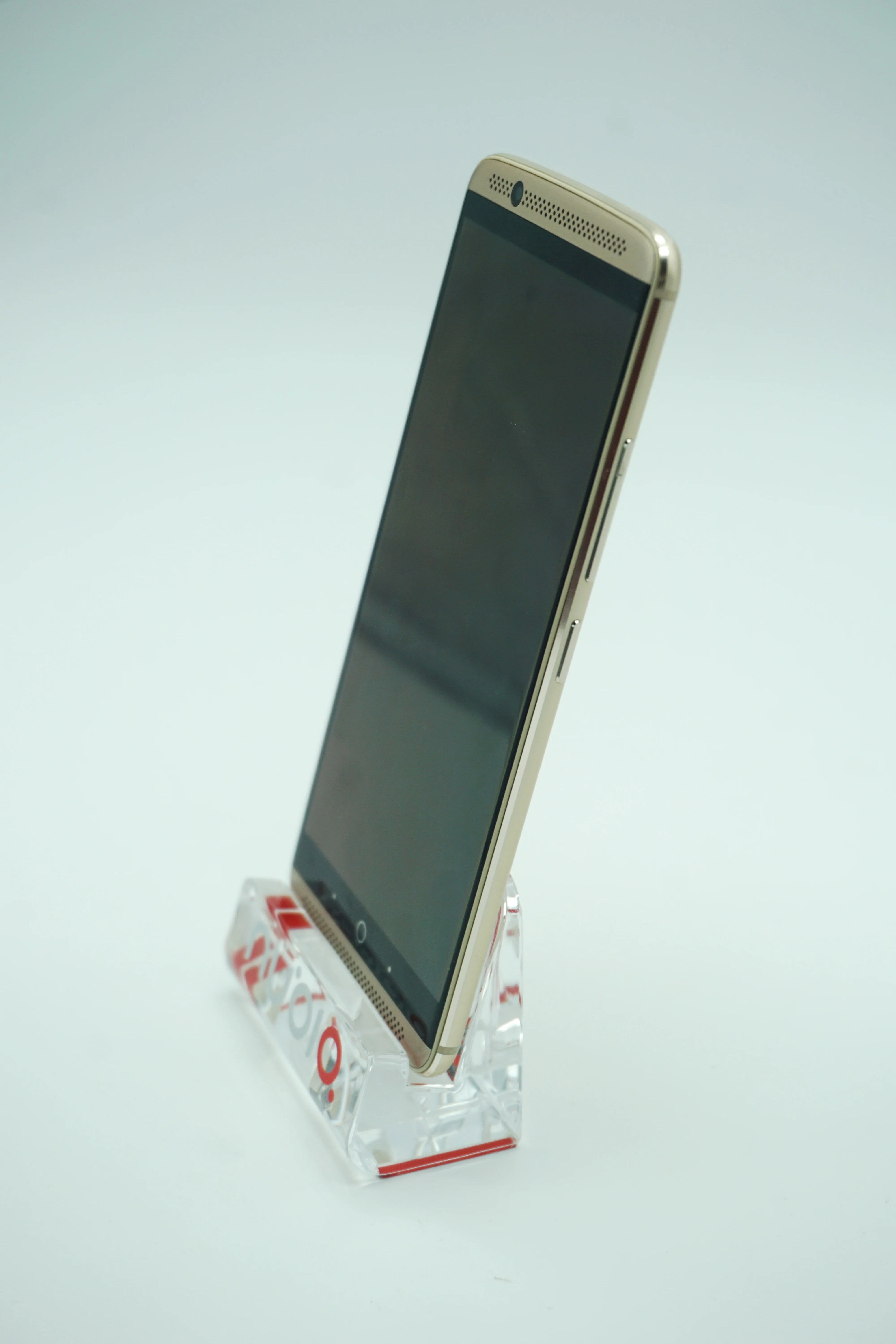 Cell Phone Display Stand For Iphone X With Silicone Cushion Protector