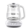 Multi-Use Electric Kettle High Borosilicate Glass Tea Maker and Programmable Control Panel Base