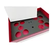 luxury custom square white cardboard gift box lids and high gloss white cardboard boxes packaging notebook