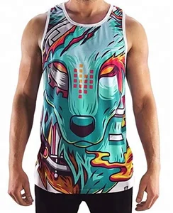 Cheap Full Sublimation Print Men's Tank Top 3D Print T-shirt Cheap Full Sublimation Print Men's Tank Top 3D Print T-shirt