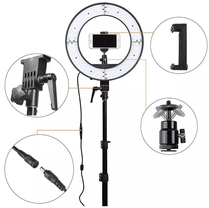 18 inch 55W 5500K 240pcs Dimmable LED ring light RL-18 18 inch For Camera Phone Video 18 inch led ring light
