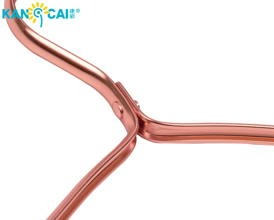 rose gold metal coat hangers
