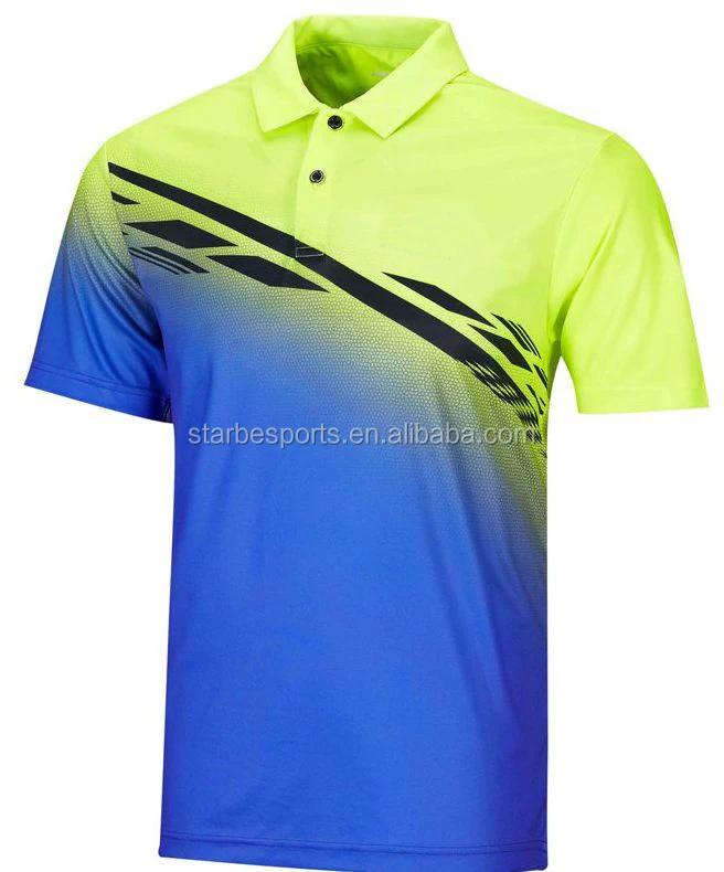 Custom Wholesale Sublimation Print Bright Green Polo Shirt - Buy ...