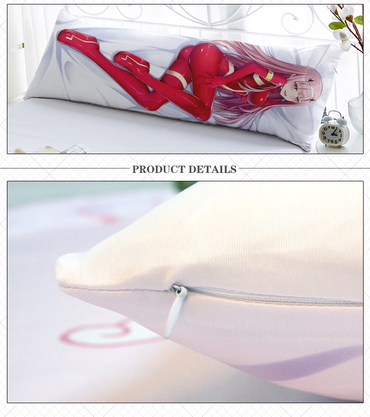 Darling In The Franxx Code:002 Code 015 Zero Two Ichigo Custom Made  Decorative Dakimakura Pillowcase - Buy Custom Dakimakura,Decorative 