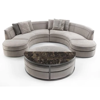 Hotel Villa Furniture High Quality Round Loveseat Sofa Project F020 Hotel Villa Furniture High Quality Round Loveseat Sofa Project F020