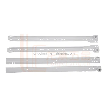 Bottom Fixed Runners White Mounted Drawer Runner Self Closing Draw