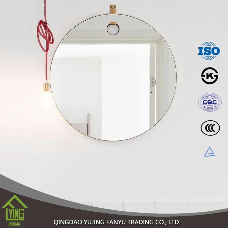 Extra clear 4mm glass silver mirror with independent box package
