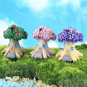 Buy Resin Mini Tree Stump Micro Landscape Flower Pot Diy