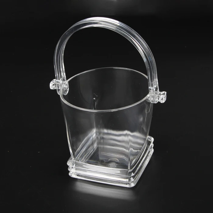 small plastic ice bucket