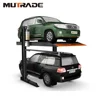 China Two Post Hydraulic Car Ramps Equipment Expert Lifting 2 Tier Parking Garage