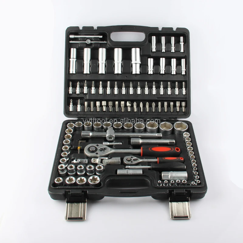 108 Pcs Socket Wrench Set 1/2'' Drive Box Spanner Auto Repair Tool Hand
