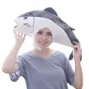Adults Kids Cartoon Fish Shaped Plush Animal Hat