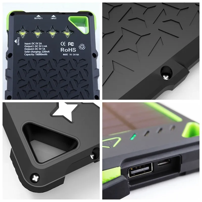 Multifunction Rohs Power Bank 8400mah Solar Charger Rohs Manual Mobile