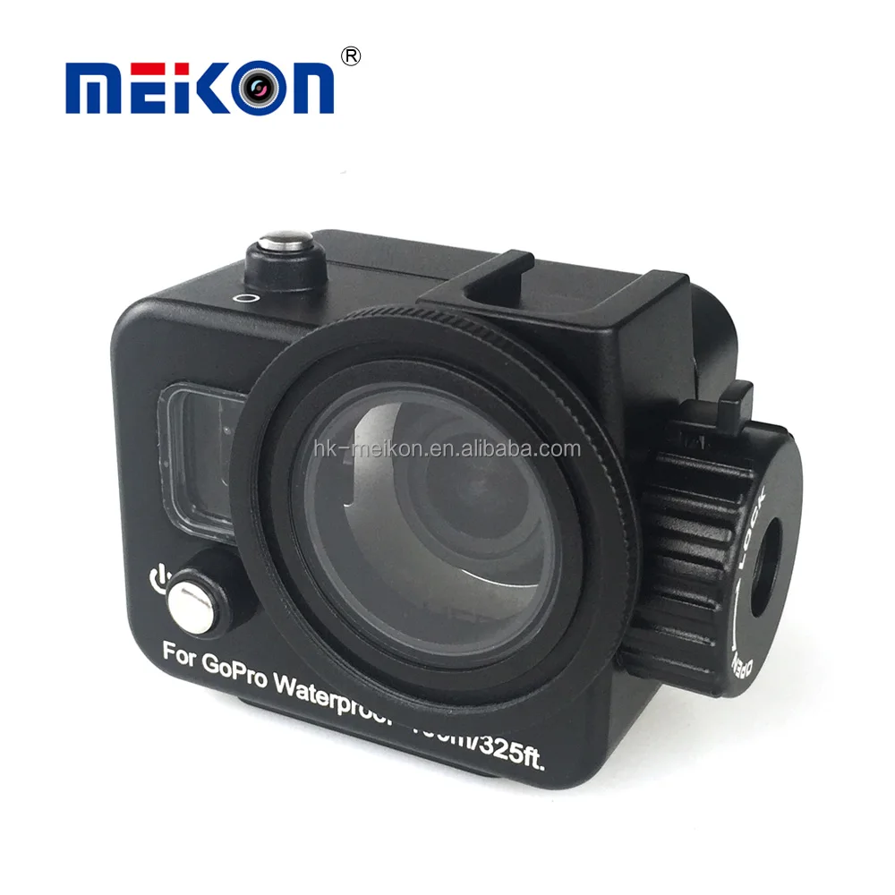 Meikon Aluminum Housing 100m Diving Gopro Accessories Underwater