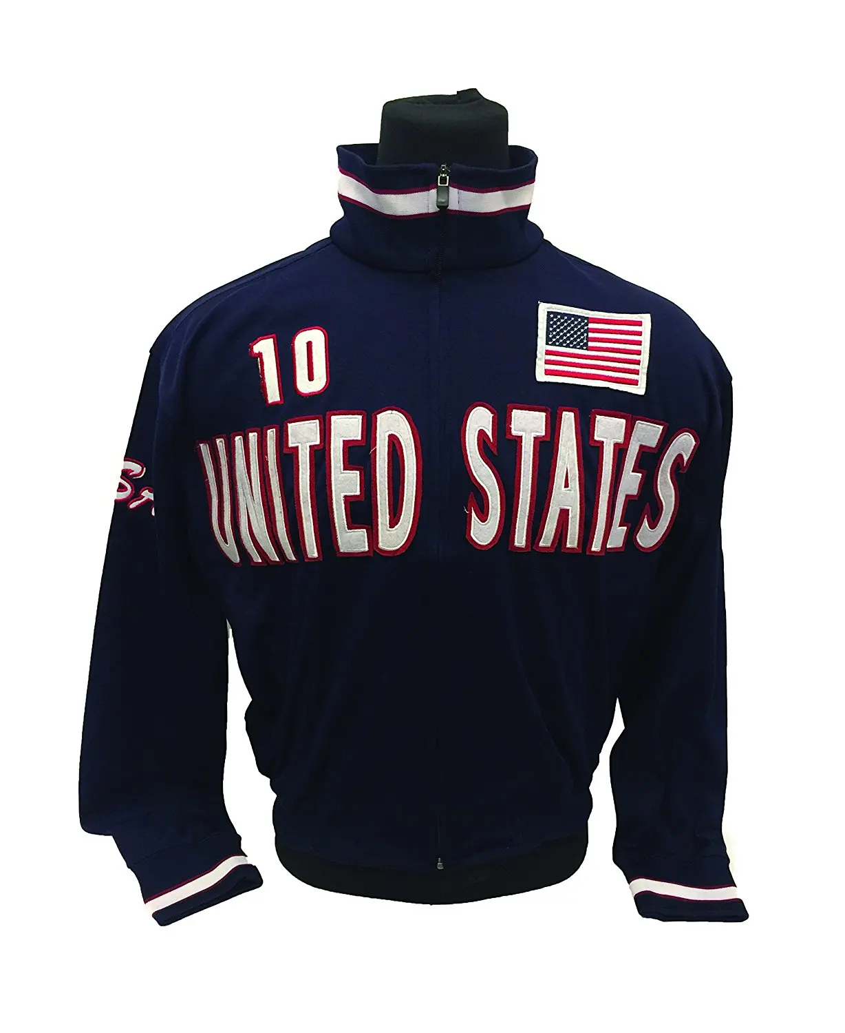 Medium and Large USA Navy Jacket For Adults United States Track Jacket