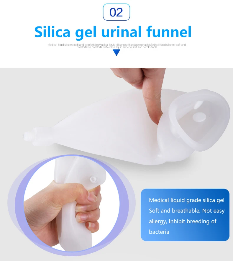 2000ml Economic Sterile Urine Collection Bag Portable Female Urine