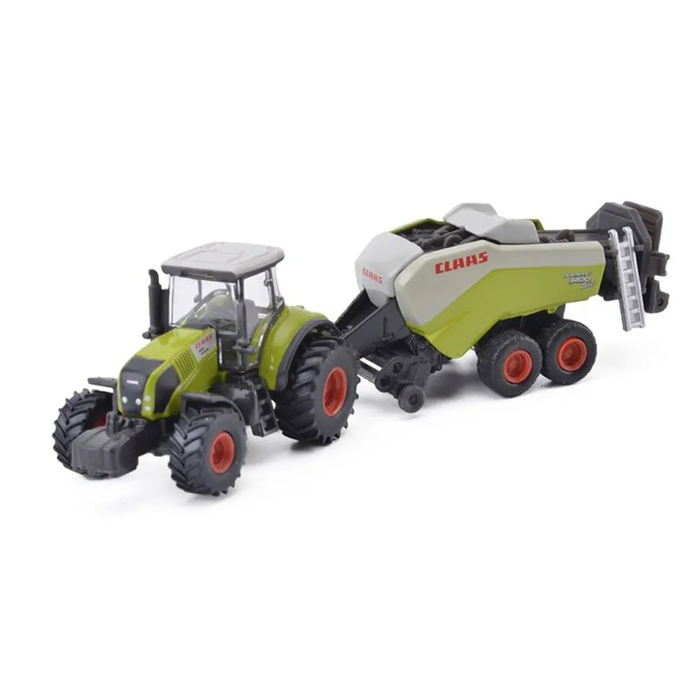 Get Quotations · VISTON 1:87 Alloy Metal Model Claas Axion mit GroBpackenpresse with laege square baler avec