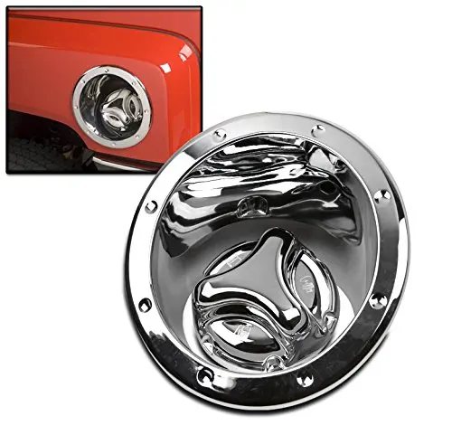 ZMAUTOPARTS Hummer H2 Suv Rear Bumper Corner Cover Trim Frame ABS Chrome 2Pcs