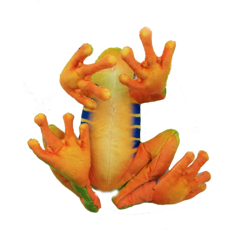 realistic frog plush